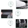carevas-100pcs Disposable Gloves PE Gloves for Food Test Beauty Salon Dentistry Cleaning Protective Gloves