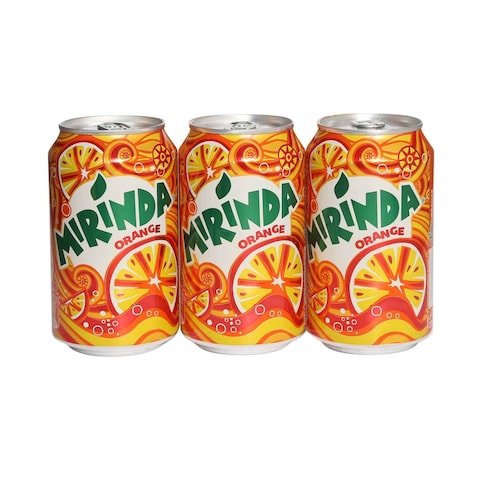 Mirinda Orange Soft Drink Can 330ml&times;6