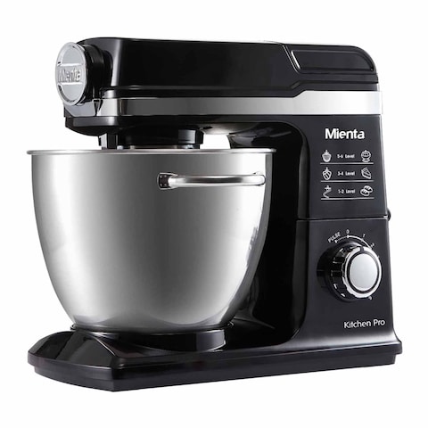 Mienta Kitchen Machine - 1200 Watt - Black - KM38121D