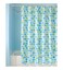 InterDesign Ombre Chevron Shower Curtain Blue Multi