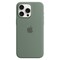 Apple Silicone Case Cover With MagSafe For iPhone 15 Pro Max Cypress