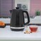 Cordless Kettle, 1.7L Electric Plastic Kettle, KNK6377   Cool Touch Body   Auto-Shut Off, Boil Dry Protection   360&deg; Rotational Base   Pull Up Lid   Rear Water Gauge
