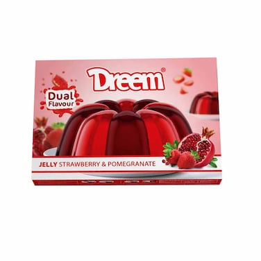 Dreem Jelly Pomegranate And Strawberry  - 85 gm
