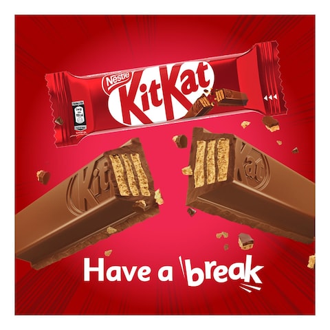 Nestle Kit Kat 2 Finger Milk Chocolate Wafer, 17.7g Pack of 16