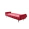 In House Montella 2 In 1 Sofabed Velvet Upholstered - Dark Pink