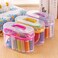 Double layer portable travel sewing kits box