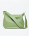 LACAMBRA Genuine Leather Classic Hobo Bags for Women Large Handbags Ladies Designer Luxurious Purse Crossbody Strap Shoulder Bag With Zipper Closure, Green