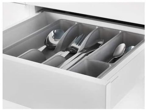 Generic Smacker Cutlery Tray, Grey