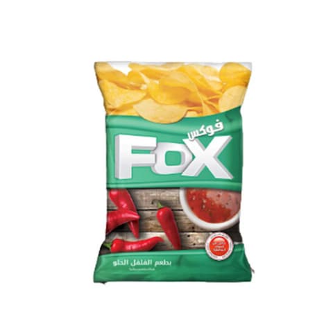 Fox Potato Chips with Sweet Chili Flavour - 24 gram