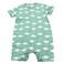 زيّ أنيق بأكمام قصيرة للاطفال الرضع الأولاد (رومبير) -لون أخضر (6)