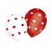 Assorted Red &amp; White 11 inch  Balloon 50ct
