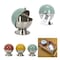 Home Deco Factory Retro Inox Stainless Steel Sugar Bowl