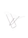 Clothes Dryer 18M - Foldable Drying Rack with White Frame and Red Legs, 180cm x 50cm x 108.5cm