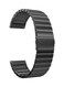 Generic Classic Stainless Steel Smartwatch Strap Band For Samsung Galaxy Watch 46mm/Huawei GT2/Gear S3 Frontier/Classic/Honor Magic 2/Fossil 22mm Black