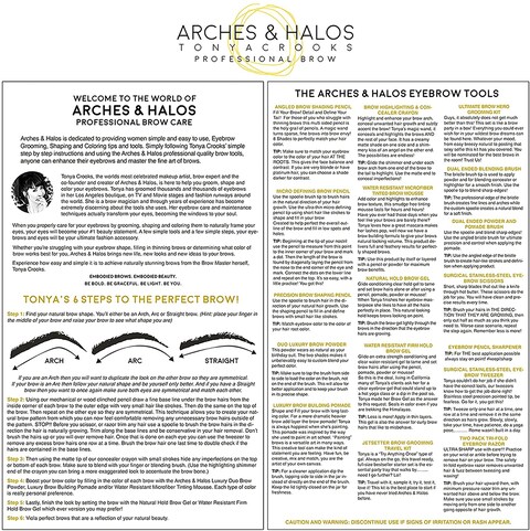 Arches &amp; Halos Duo Luxury Brow Powder In Mocha Blonde, 0.88 Oz