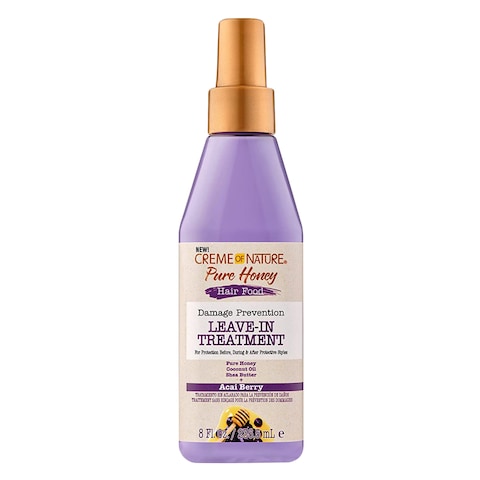 Creme Of Nature Pure Honey Hair Food Damage Prevention Leave-In Treatment 237ml