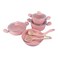 Avci Home Maker Hella Ceramic Coating Cookware Set Pink 9 PCS