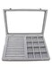 Generic Clear Lid 11 Slots Jewellery Rings Earrings Tray Showcase Display Storage