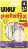 Generic Uhu Patafix Glue Pads, 32 Pieces, White