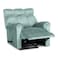 In House Velvet Rocking &amp; Rotating Recliner Chair - Light Turquoise - AB011