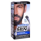 Buy Just For Men Mustache And Beard Colour Real Black 28g in UAE