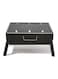 Generic Portable Barbeque Charcoal Grill Black/Silver 360x105x280mm