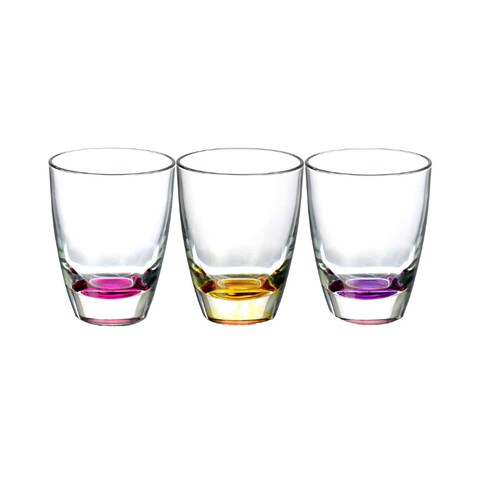 Alpi Old Fashioned Glasses Set - 290ml - 3 Pieces - Clear