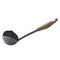 Okyanus Wooden Straining Ladle 9.5 x 32.9 x 5cm Black/Brown