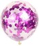 Generic - 10Pcs 12 Inch Rose Sequins Confetti Balloons Party Balloons For Wedding Birthday Baby Shower Party Decorations