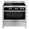 Hoover Free Standing Ceramic Cooker HVC-S95E-S Silver And Black 90x60cm