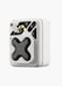 Green Lion Retro Champion Mini Speaker - Variety Design, Remote Shutter, Handheld Size, Louder Sound, Small Butheavy Duty (White)