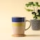 Royalford 14Oz (415 ml) Stoneware Mug- Rf11181 Perfect For Hot And Cold Drinks Food-Grade, Non-Toxic And Safe To Use Stylish, Durable And Premium-Quality And Perfect For Gifting Red And Yellow