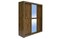 PAN Home Boomerang 3 Door Sliding Wardrobe With Mirror