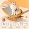 Cloud Corrugated Paper Reclining Cat Scratching Post Wear-Resistant and Scratch-Resistant Cat Sofa, Reclinable Cat Nest