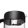 Biggdesign French Press Coffee and Tea Maker Borosilicate Glass Coffee Press Stainless Steel Filter Durable and Heat Resistant Black (1000 ml 33 oz 4 Cup)