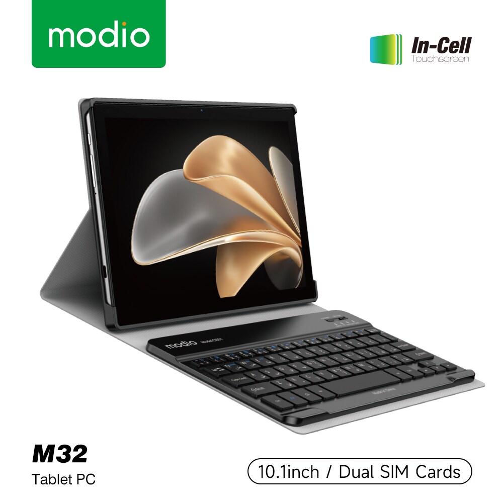 Buy Modio M32 10.1 Inch 5g Android Tablet with Wireless Keyboard and ...