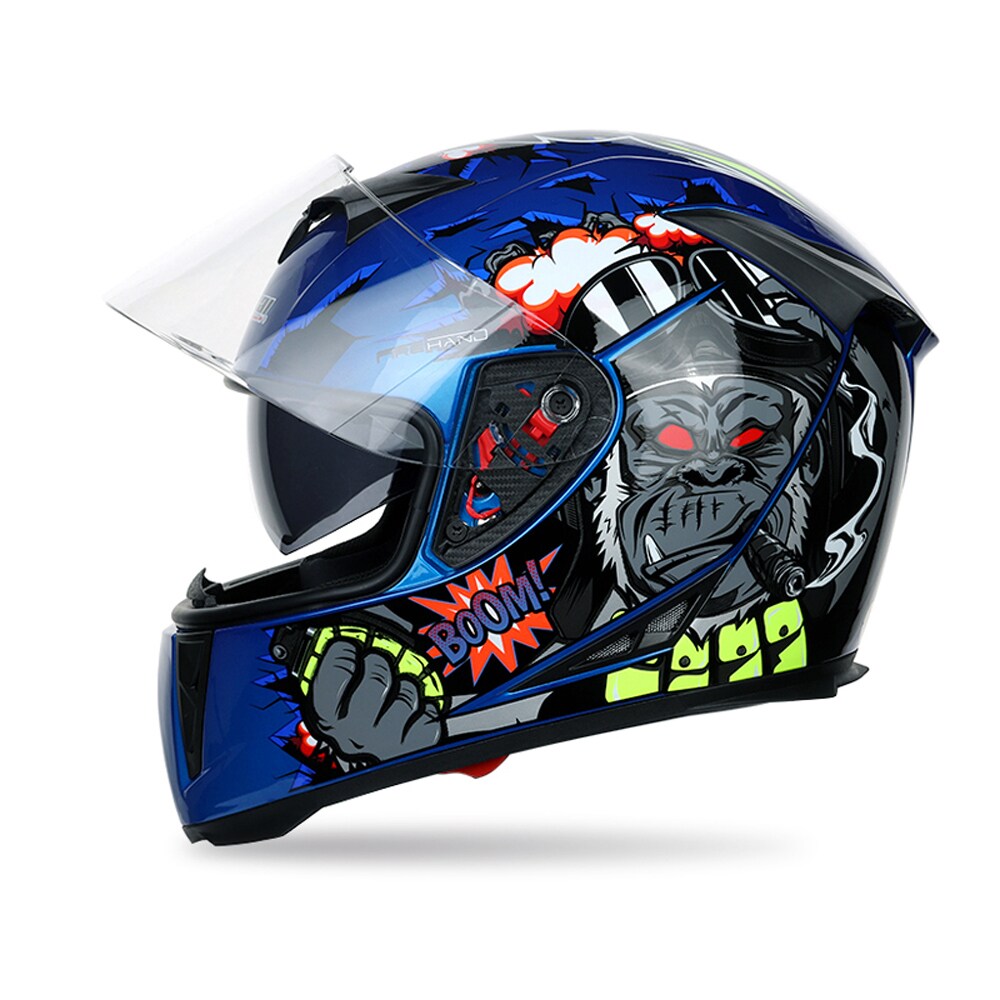 Buy Generic-Helmet Man Full Helmet And Full Cover Cool Helmet ...