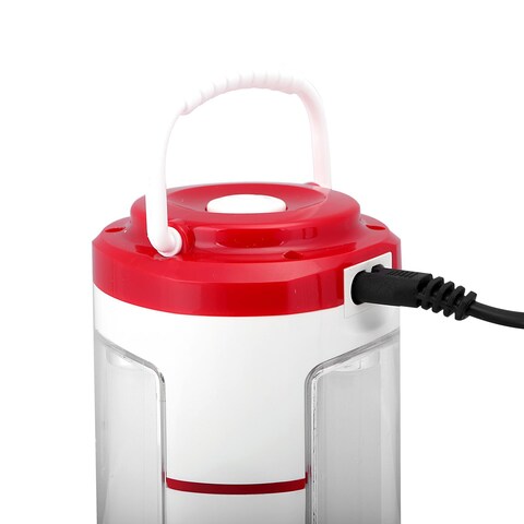 Geepas Ge53023 Rechargeable LED Lantern 10W - Emergency Lantern With Light Dimmer Function | 54 Super Bright Leds, 7 Hours Working | Ideal For Camping Hiking &amp; Emergency Use