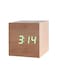 Generic - Square Wooden Digital Alarm Clock Brown
