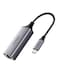 UGreen USB Type C to 10/100/1000m Gigabit RJ45 Ethernet Adapter Space Gray   50737