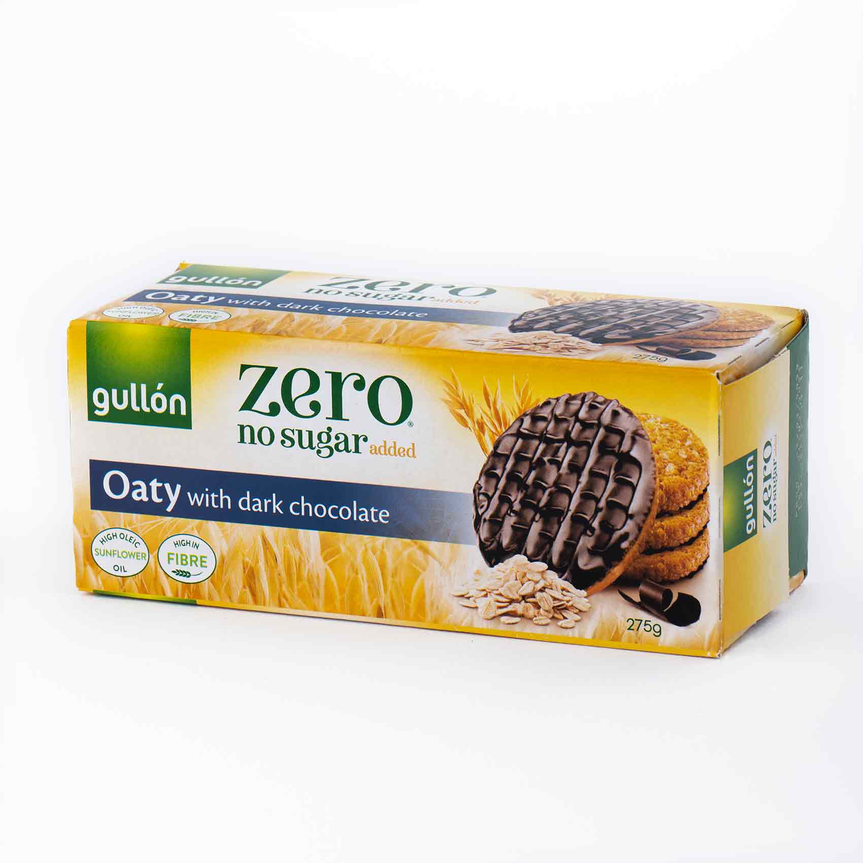 Gullon Zero Oat Biscuits with Dark Chocolate Sugar Free 275g