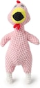 Plush Pet Singing Hens Dog Toy Multicolor - 3pc