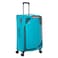Eminent Expandable Luggage Trolley Bag Soft Suitcase for Unisex Travel Polyester Shell Lightweight with TSA lock Double Spinner Wheels E765SZ Medium Checked 24 Inch Green