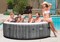 Intex PureSpa Greywood Deluxetm Set, 12 Languages (220-240 Volt), Age 6+