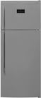 Sharp 510L Net Capacity Top Mount Double Door Refrigerator, Inox Silver, SJ-SR685-HS3