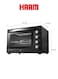 Haam Oven With Grill, 60 Liters, Black, 2000 Watt, Fan, Non-Stick, HMTO60L-19