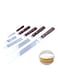 Generic Stainless Steel Cake Spatula Silver/Brown 35X4X1cm