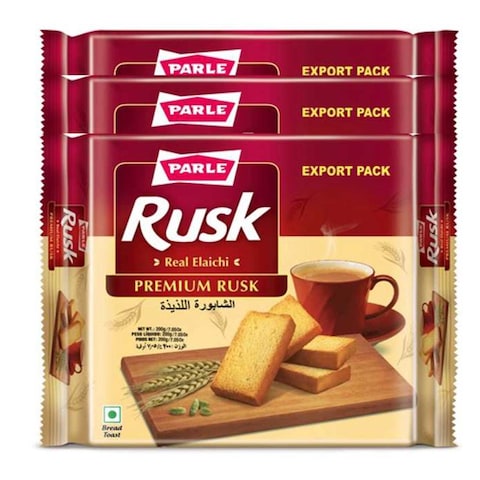 Parle Elaichi Rusk 200g Pack of 3 price in UAE | Carrefour UAE ...