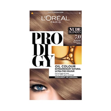 Loreal Paris Prodigy Permanent Oil Hair Color 7.0 Almond Blonde 1 Piece