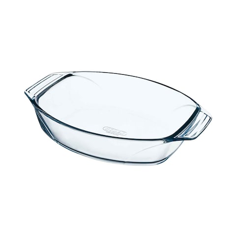 Pyrex Optimum Oval Roaster - 35x24 Cm - Clear